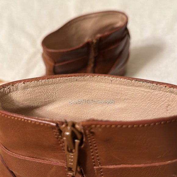 Hobbs London Tan Brown Leather Ankle Boots Made in Spain Size 41 - Picture 15 of 15